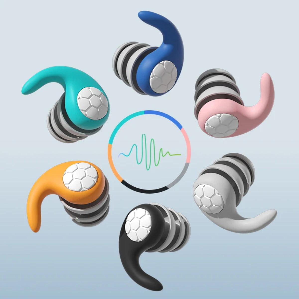Soft Silicone Earplugs for Sleeping - Noise Cancelling, Reusable, Comfortable, Waterproof