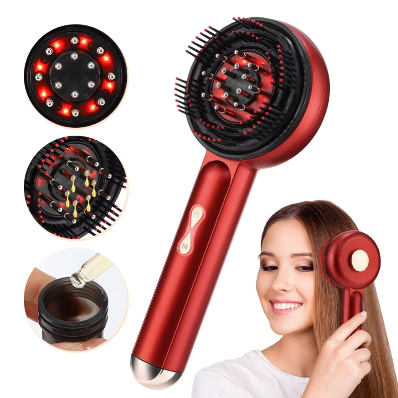 3 Modes EMS Scalp Massager for Hair Growth with Silicone Tips, Waterproof