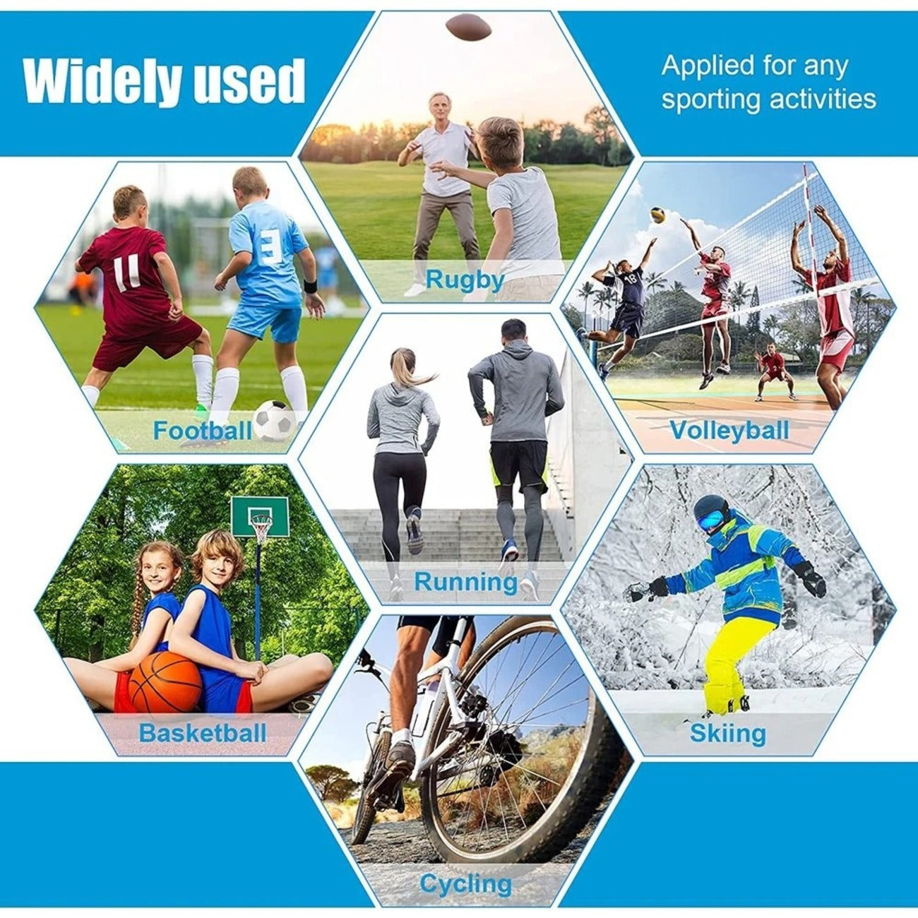 Non-Slip Mountain Bike Knee Pads - EVA Foam, Breathable, Lightweight Design