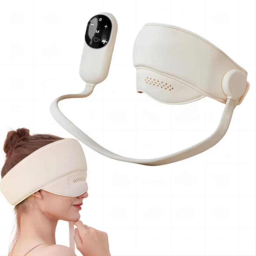 6 Zones Electric Head Massager – 3 Heat Levels, Hot Compress, Eye & Migraine Relief