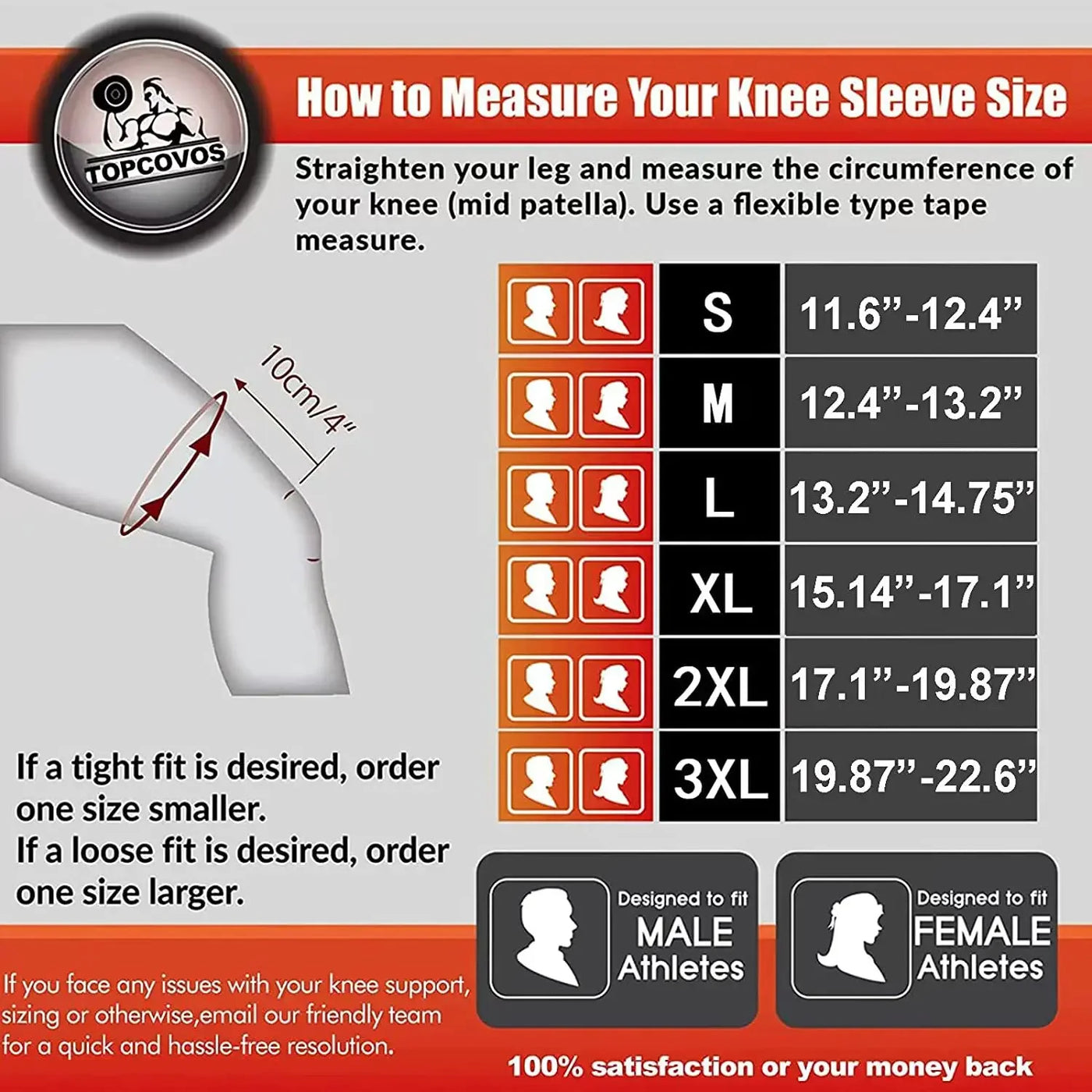 Knee Compression Sleeve for Pain Relief and Recovery - Joint Stability and Support