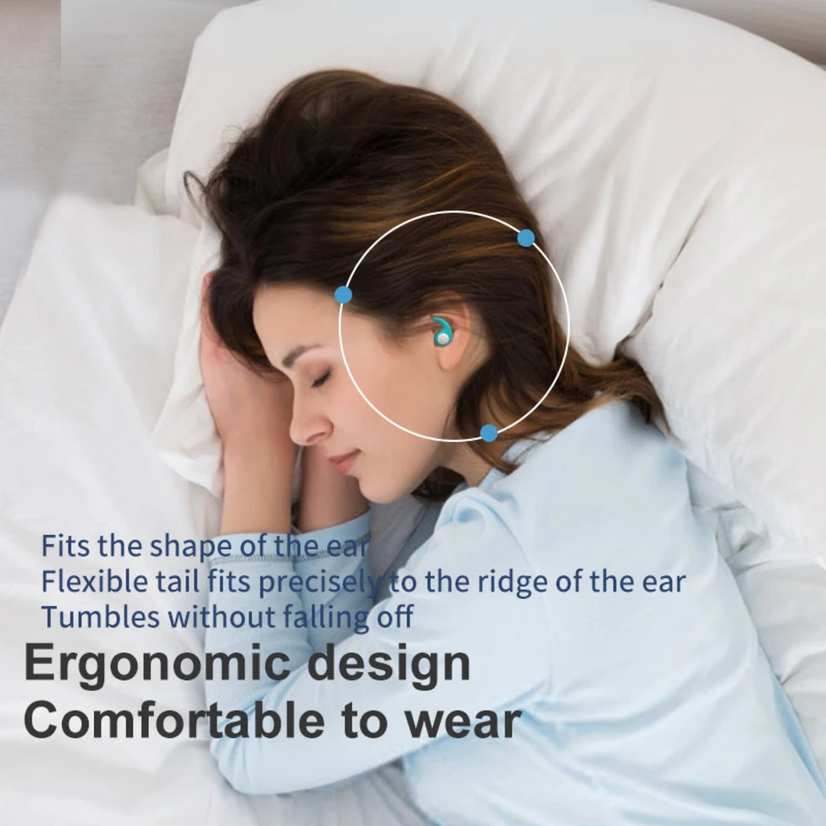 Soft Silicone Earplugs for Sleeping - Noise Cancelling, Reusable, Comfortable, Waterproof