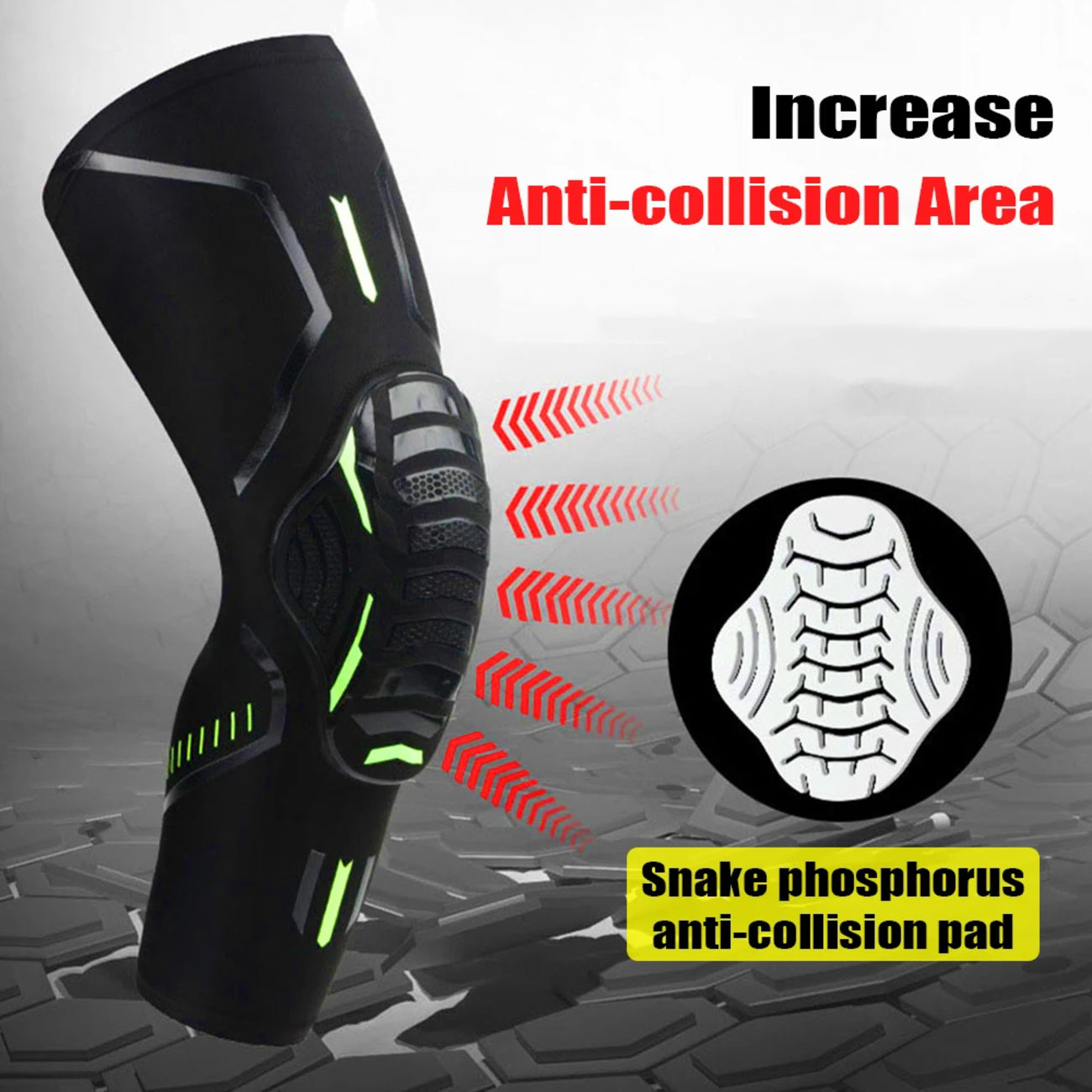 Non-Slip Mountain Bike Knee Pads - EVA Foam, Breathable, Lightweight Design