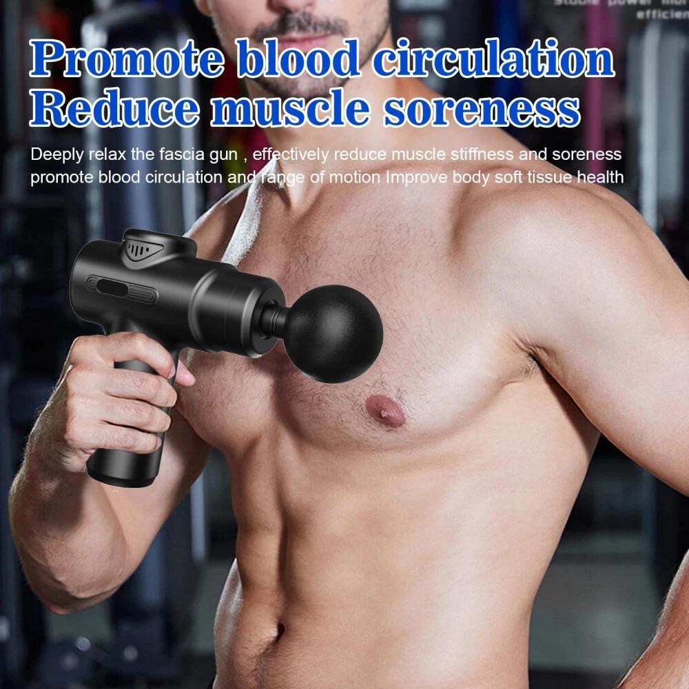 8 Heads Muscle Massage Gun - Pain Relief & Muscle Relaxation Therapy