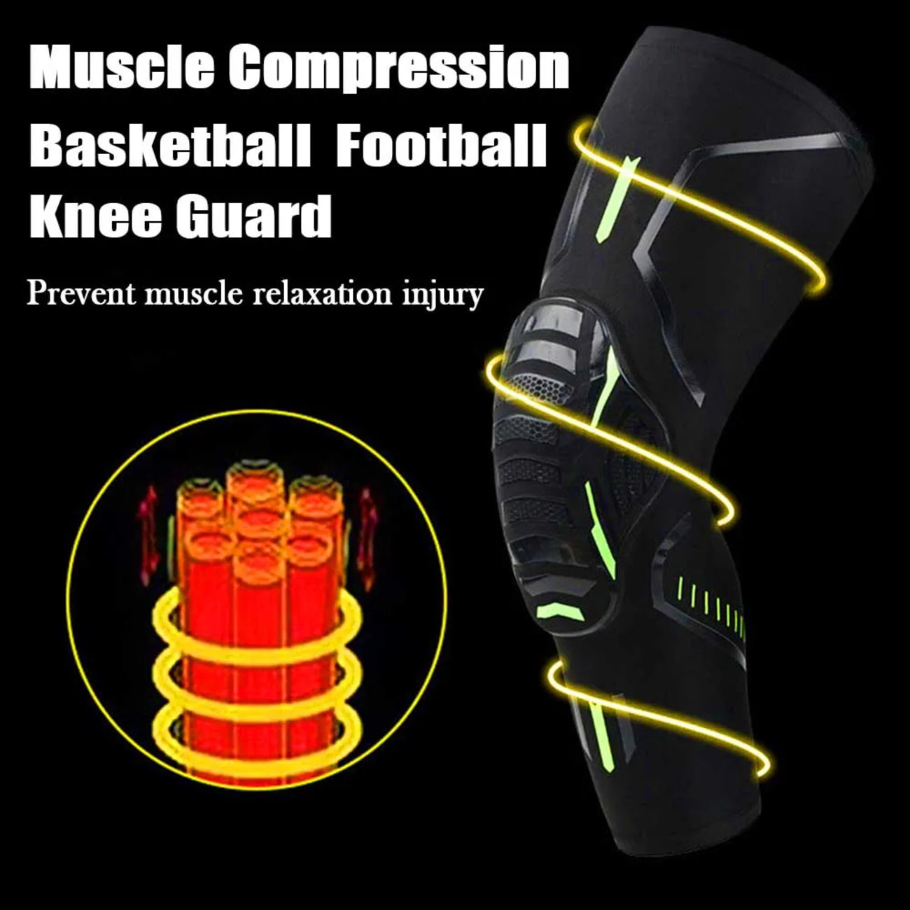 Non-Slip Mountain Bike Knee Pads - EVA Foam, Breathable, Lightweight Design