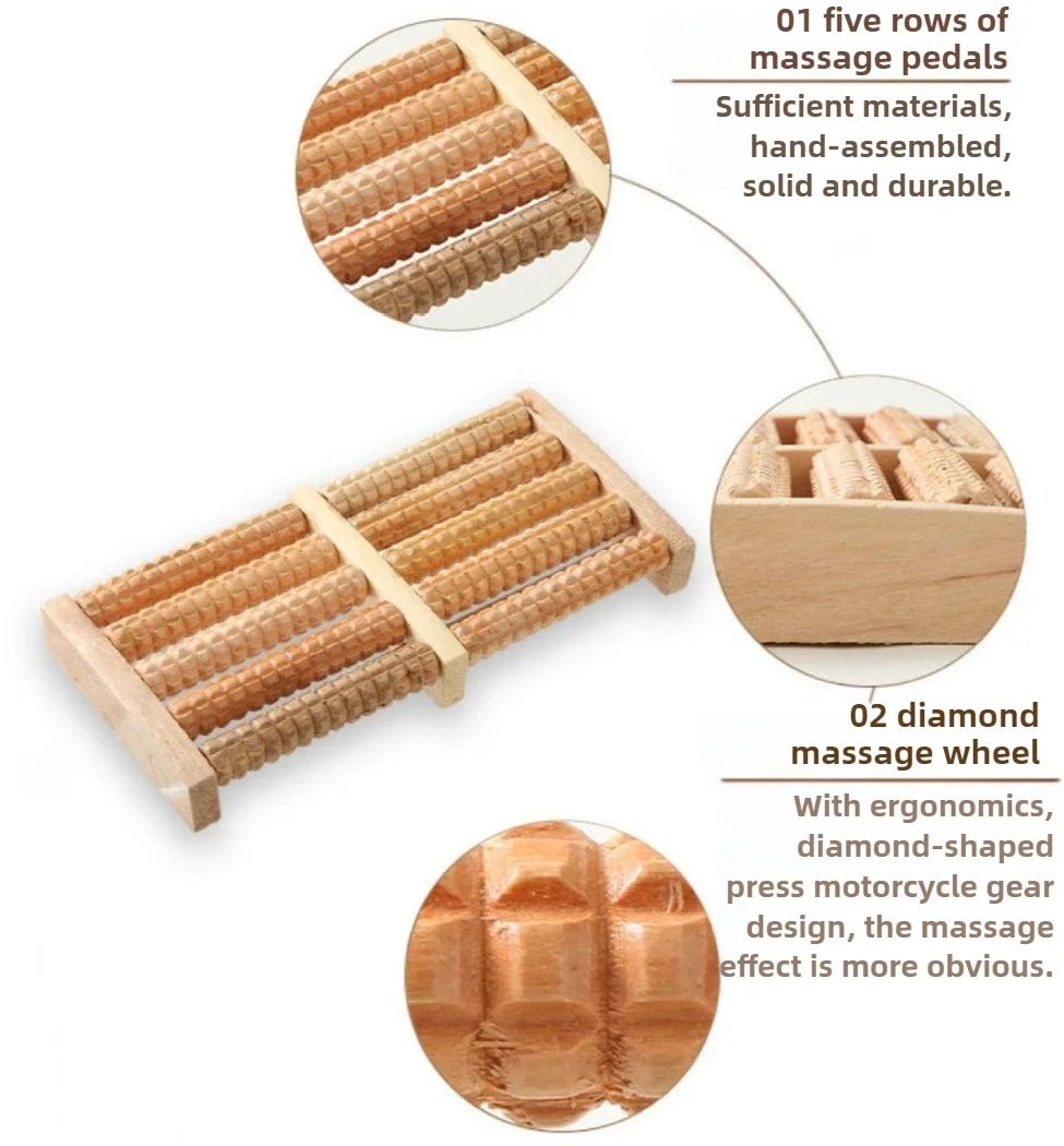 Foot Roller Massager - Pain Relief, Relaxation, Blood Circulation, Portable Design