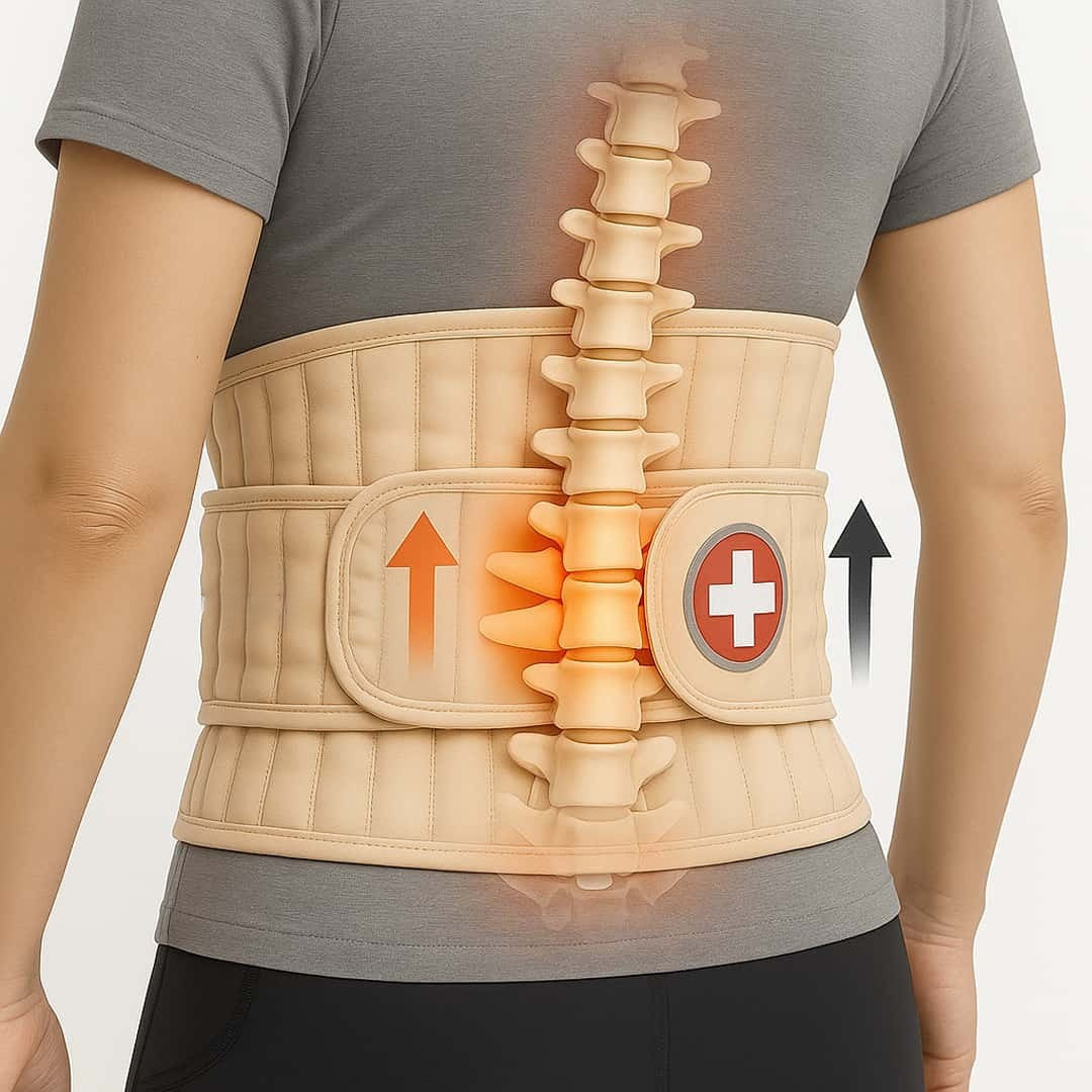 Pain Relief Lower Back Belt - Herniated Disc, Degeneration & Spinal Support