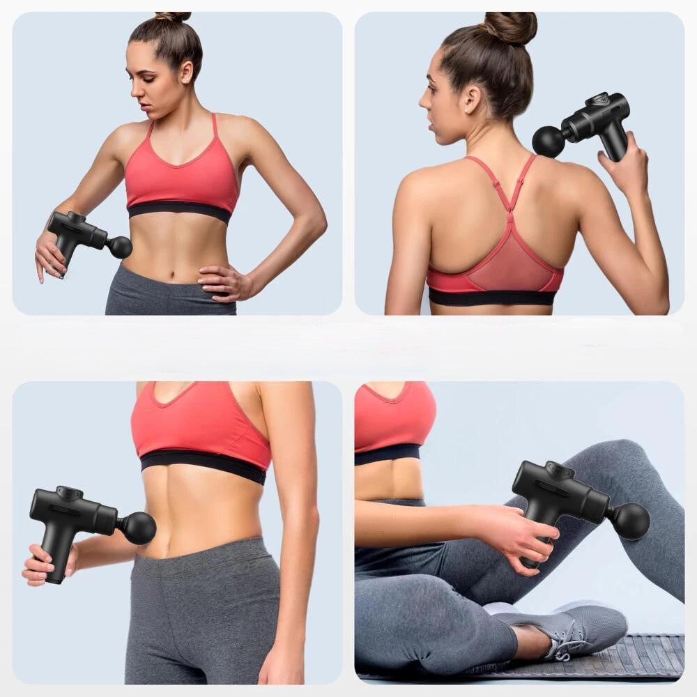 8 Heads Muscle Massage Gun - Pain Relief & Muscle Relaxation Therapy