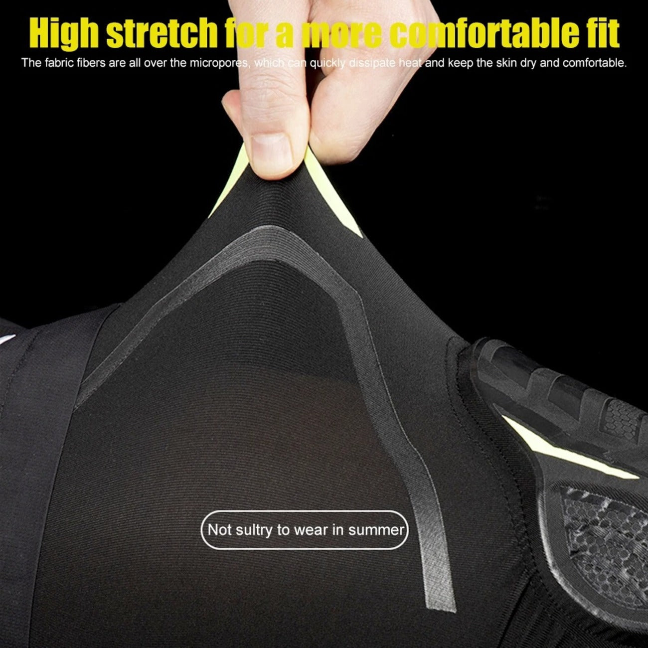 Non-Slip Mountain Bike Knee Pads - EVA Foam, Breathable, Lightweight Design