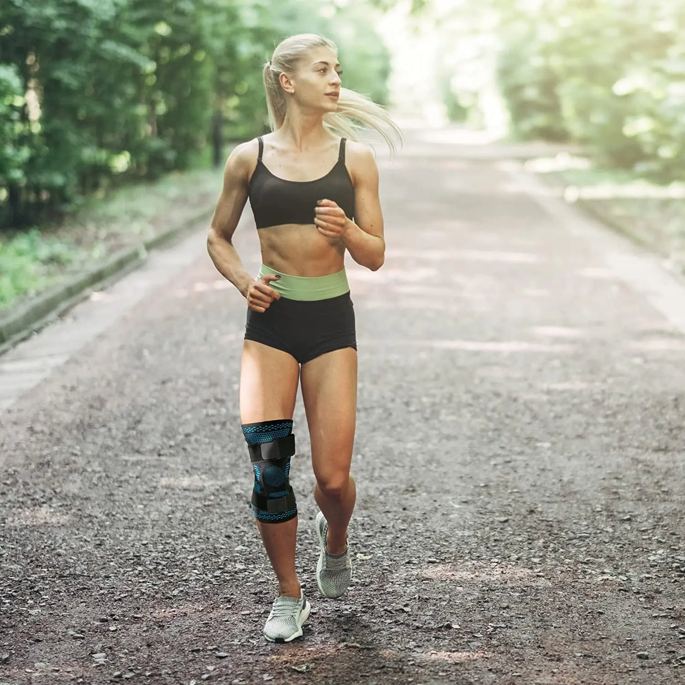 Knee Compression Sleeve for Pain Relief and Recovery - Joint Stability and Support