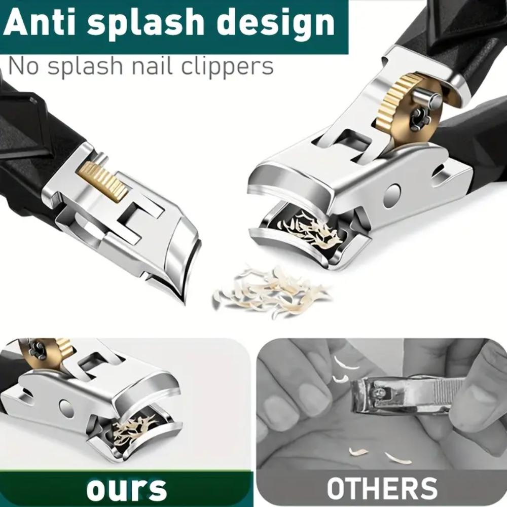 Fingernail and Toenail Clippers - Quick and Painless Trimming for Thick and Hard Nails
