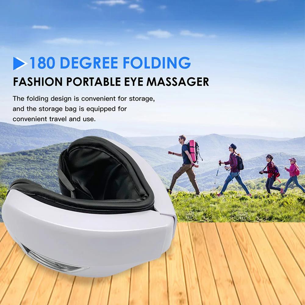 Eye Care Massager 6D Smart - Heat, Vibration, Long Battery, Eye Relief