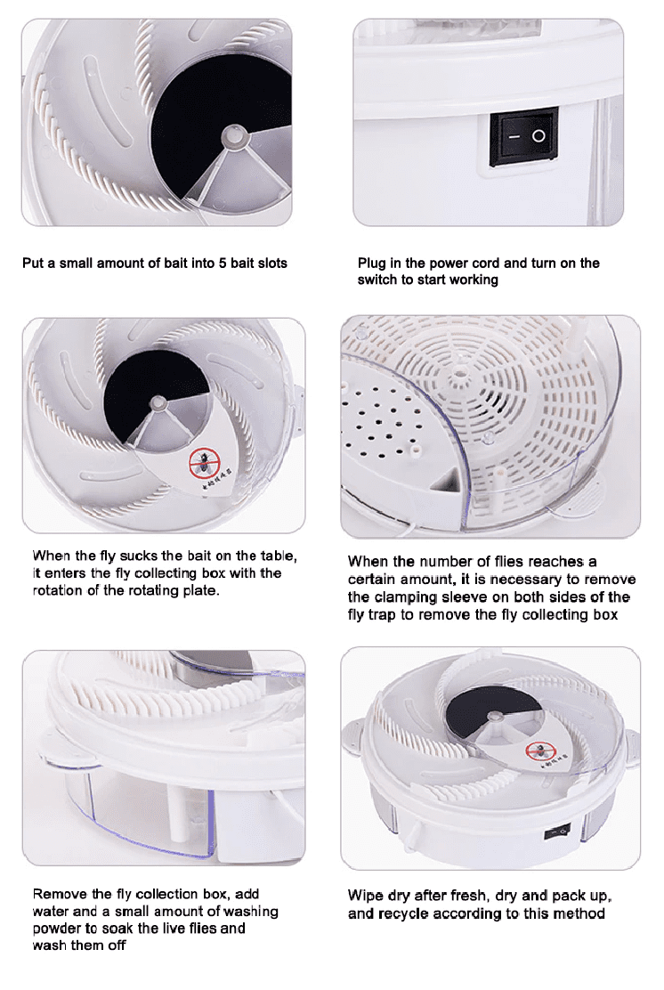 Automatic Electronic Fly Trap Catch Flies The Easiest And Fastest Way Possible!