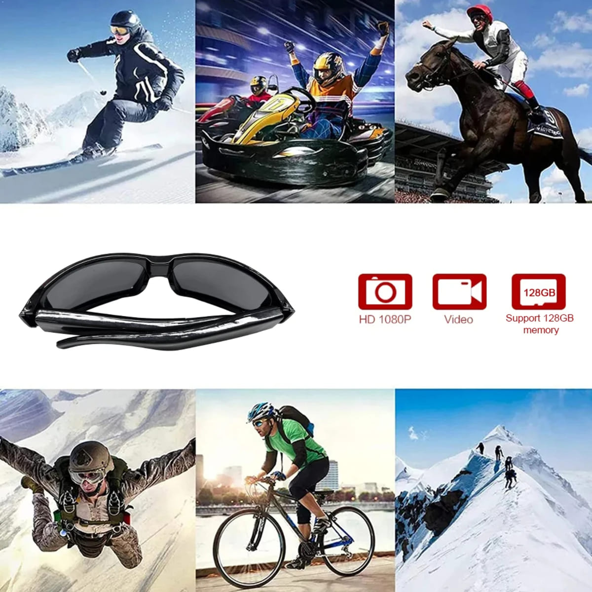 Professional Video Recording Eyeglasses - Full HD with Audio Recording