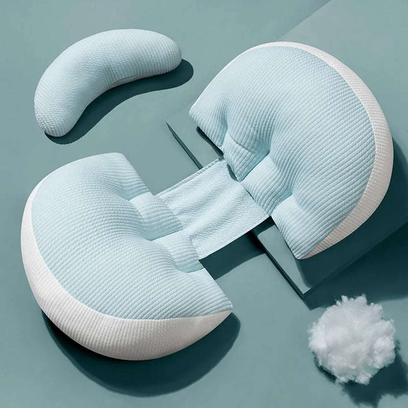 Ergonomic Design Pregnancy Maternity Pillow - Soft Core & Multi-Zone Support