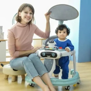 Baby Walker Anti-O-Leg Baby Children'S Multi-Functional Anti-Rollover Walker Safety Features