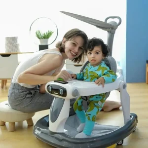 Baby Walker Anti-O-Leg Baby Children'S Multi-Functional Anti-Rollover Walker Versatile Design