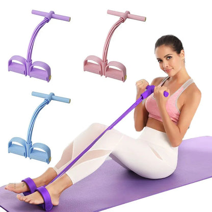 Portable Resistance Band Leg Non Slip Latex, Long Durable Strap
