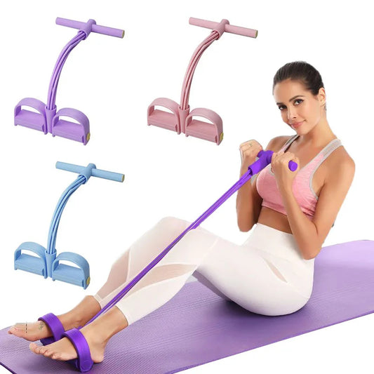 Portable Resistance Band Leg Non Slip Latex, Long Durable Strap