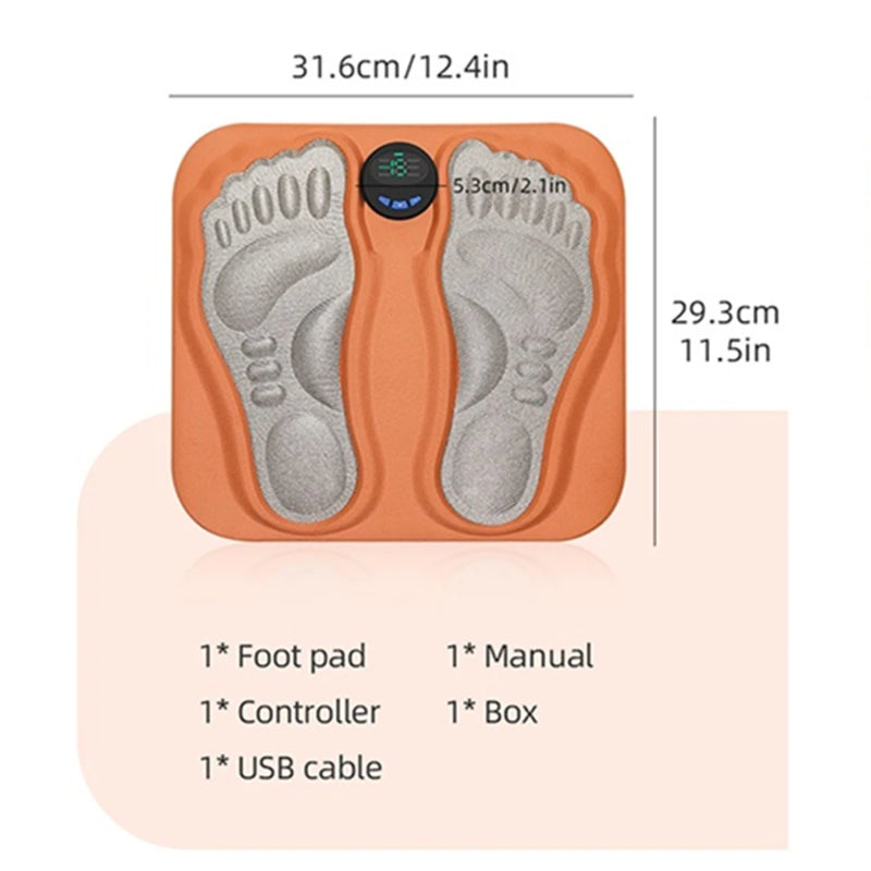 3D Foot Massage Pad – Pain Relief with 6 Adjustable Modes & Low Noise