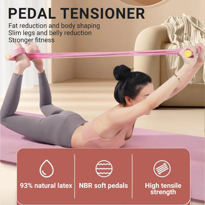 Portable Resistance Band Leg Non Slip Latex, Long Durable Strap