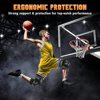 Knee Compression Sleeve for Pain Relief and Recovery - Joint Stability and Support