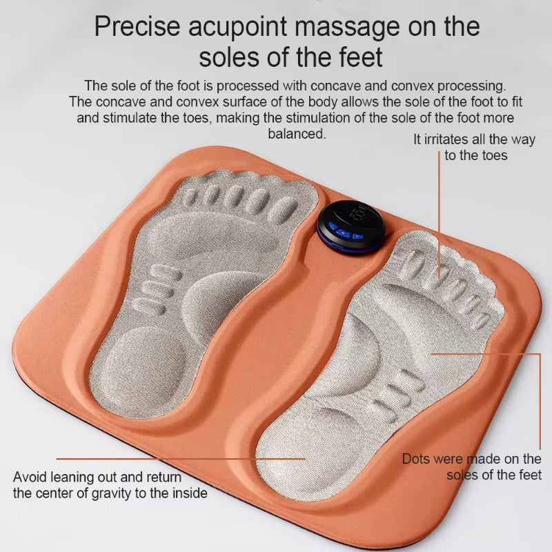 3D Foot Massage Pad – Pain Relief with 6 Adjustable Modes & Low Noise