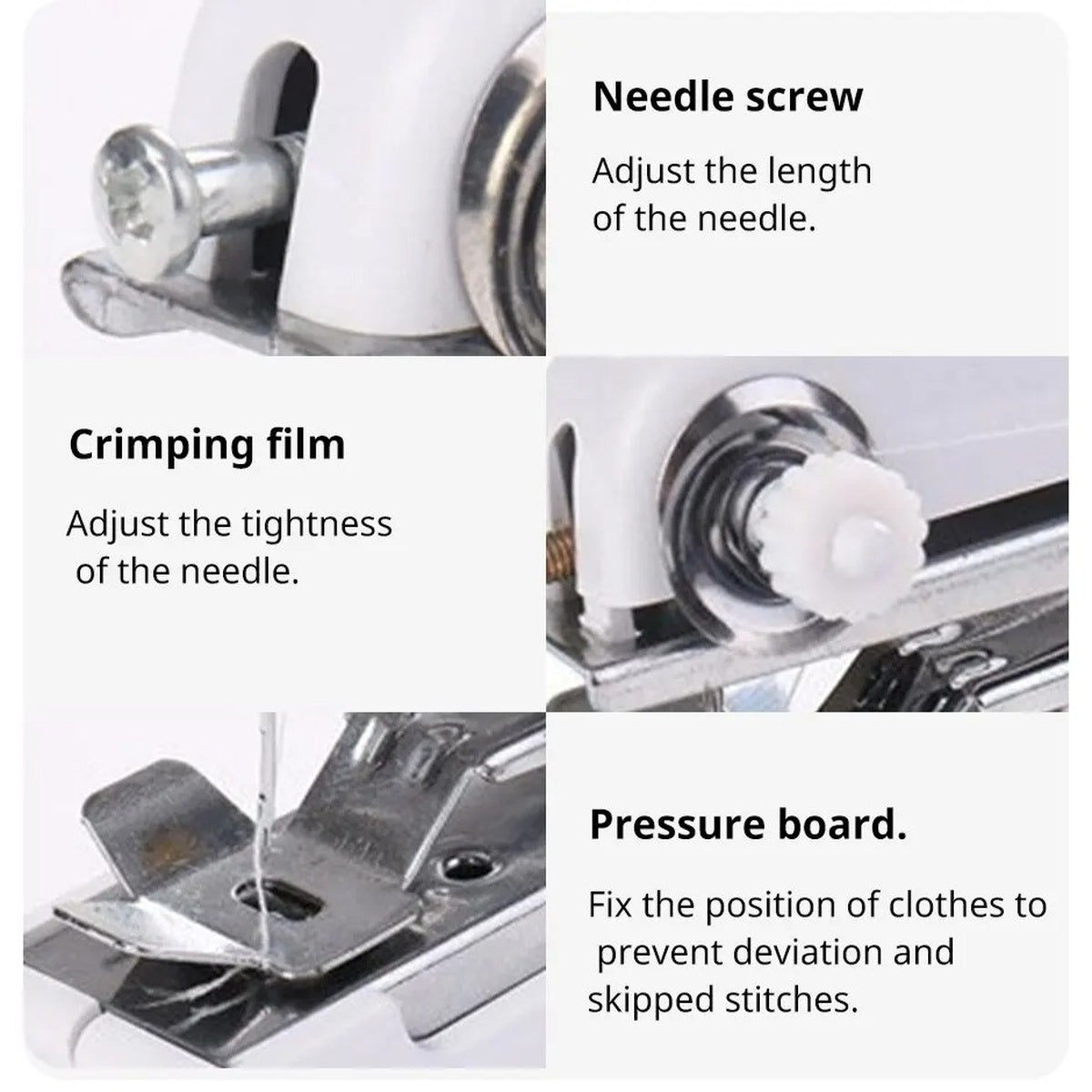 Handheld Mini Electric Sewing Machine - A Simple And Fast On-Site Maintenance Sewing Tool, Portable