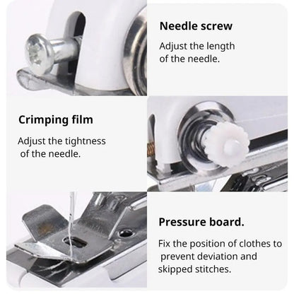 Handheld Mini Electric Sewing Machine - A Simple And Fast On-Site Maintenance Sewing Tool, Portable
