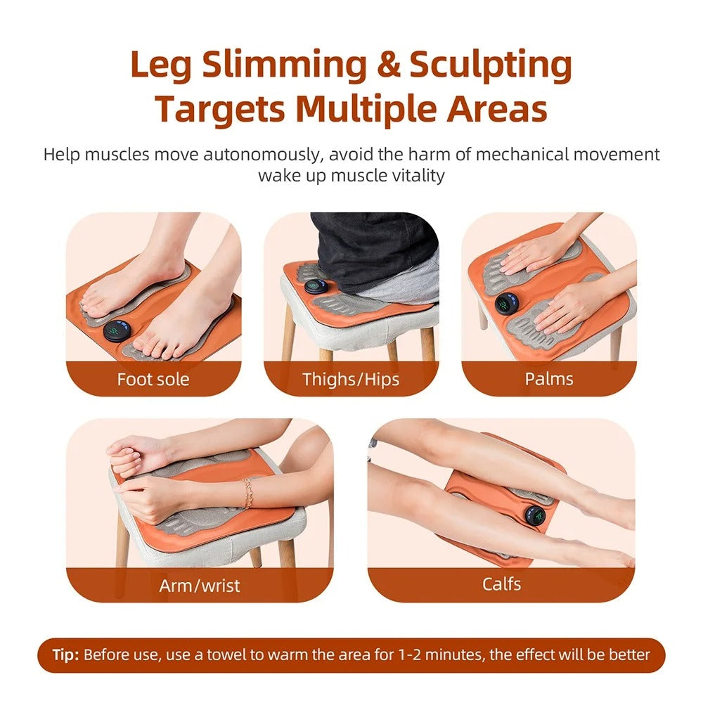 3D Foot Massage Pad – Pain Relief with 6 Adjustable Modes & Low Noise