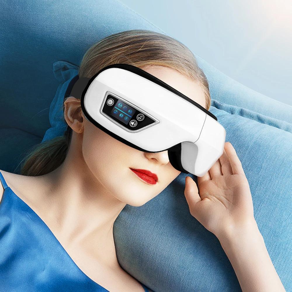 Eye Care Massager 6D Smart - Heat, Vibration, Long Battery, Eye Relief