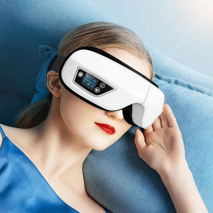 Eye Care Massager 6D Smart - Heat, Vibration, Long Battery, Eye Relief