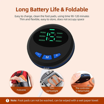 3D Foot Massage Pad – Pain Relief with 6 Adjustable Modes & Low Noise