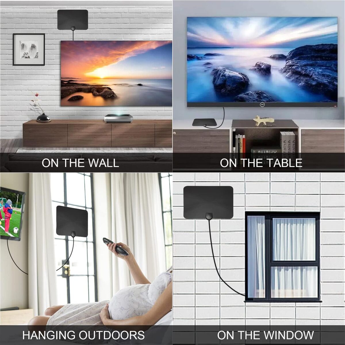 HD indoor digital antenna – Long Range, Compact Design