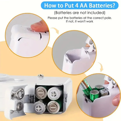 Handheld Mini Electric Sewing Machine - A Simple And Fast On-Site Maintenance Sewing Tool, Portable