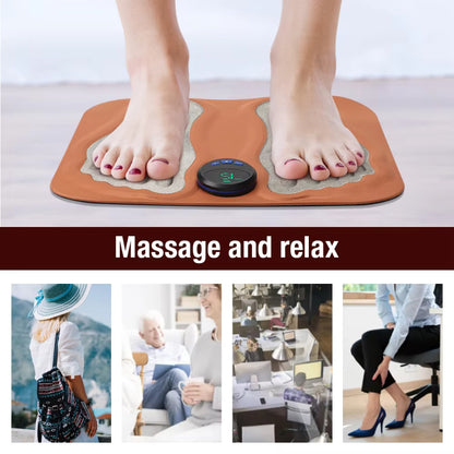 3D Foot Massage Pad – Pain Relief with 6 Adjustable Modes & Low Noise