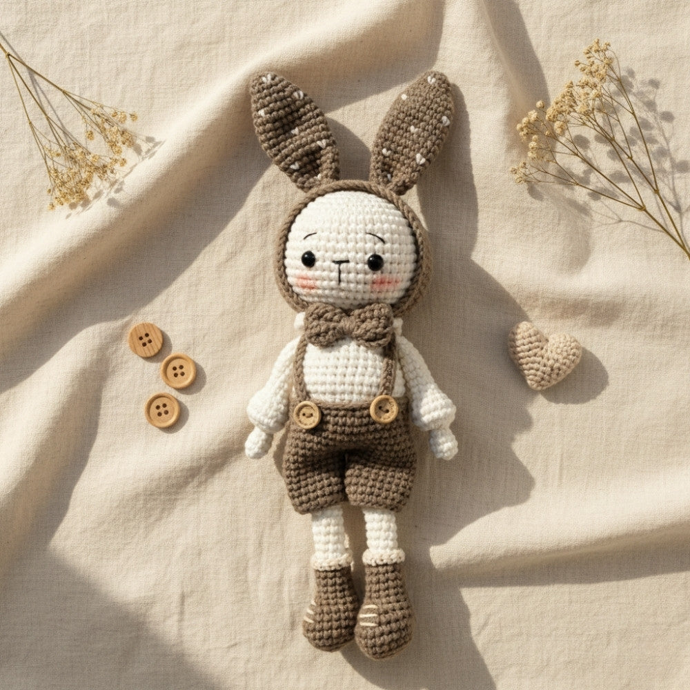 Personalized Valentine Gift for Her - Unique Cute Valentines Gift Ideas For Wife - Handmade Bunny Couple - sp90731187-1