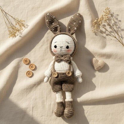 Personalized Valentine Gift for Her - Unique Cute Valentines Gift Ideas For Wife - Handmade Bunny Couple - sp90731187-1