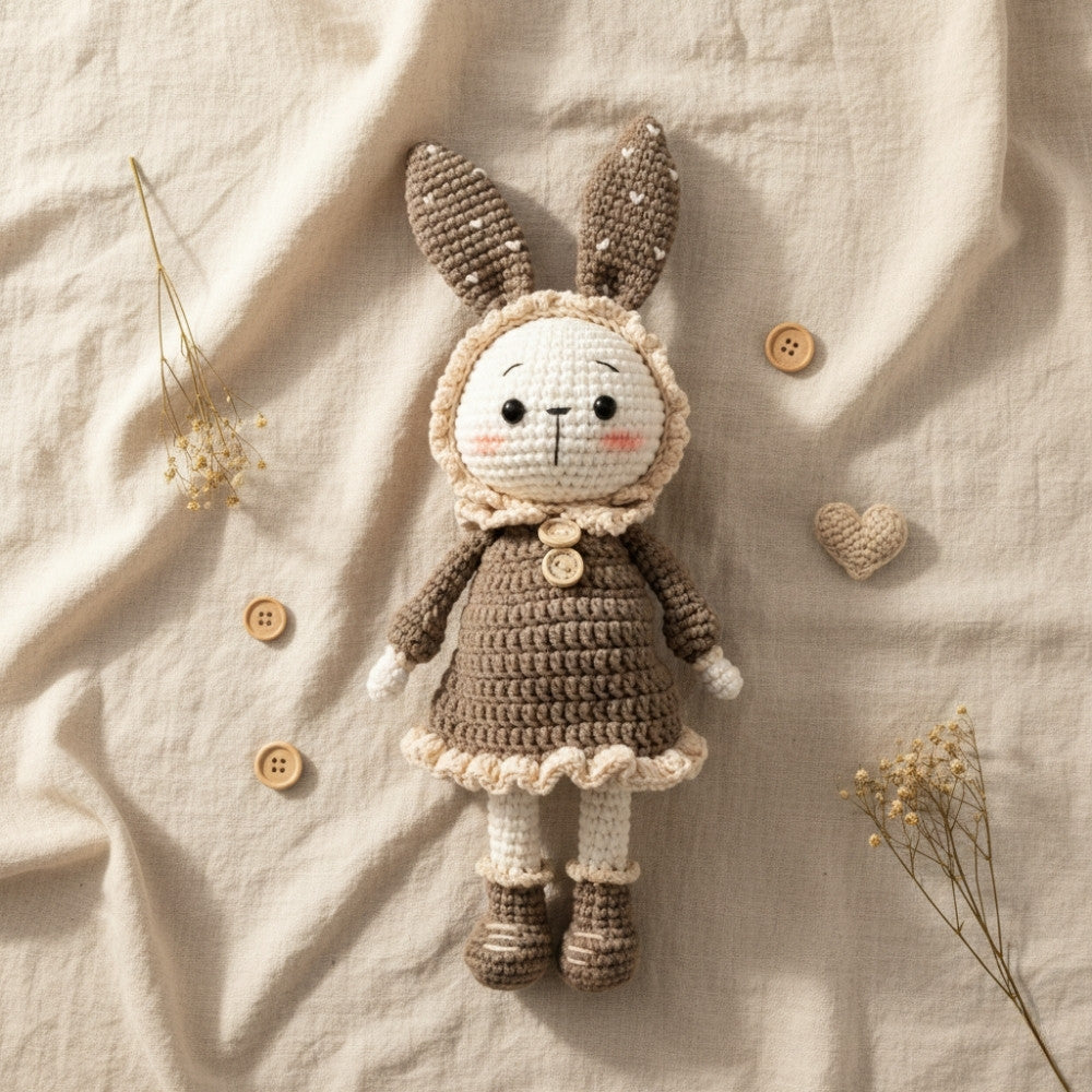 Personalized Valentine Gift for Her - Unique Cute Valentines Gift Ideas For Wife - Handmade Bunny Couple - sp90731187-1