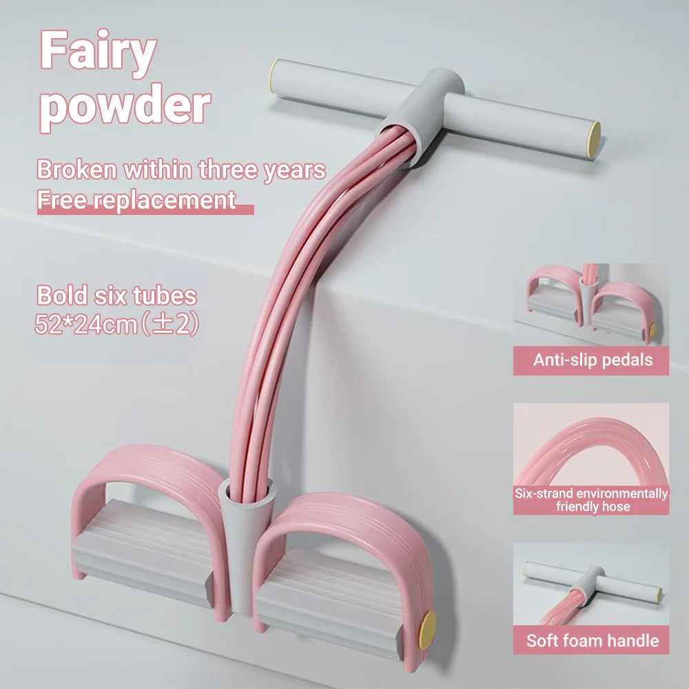 Portable Resistance Band Leg Non Slip Latex, Long Durable Strap