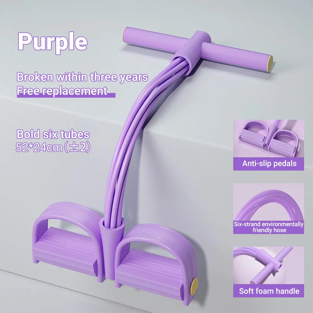 Portable Resistance Band Leg Non Slip Latex, Long Durable Strap