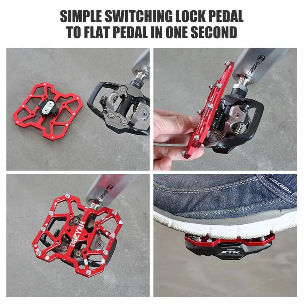 Clipless To Flat Pedal Adapters