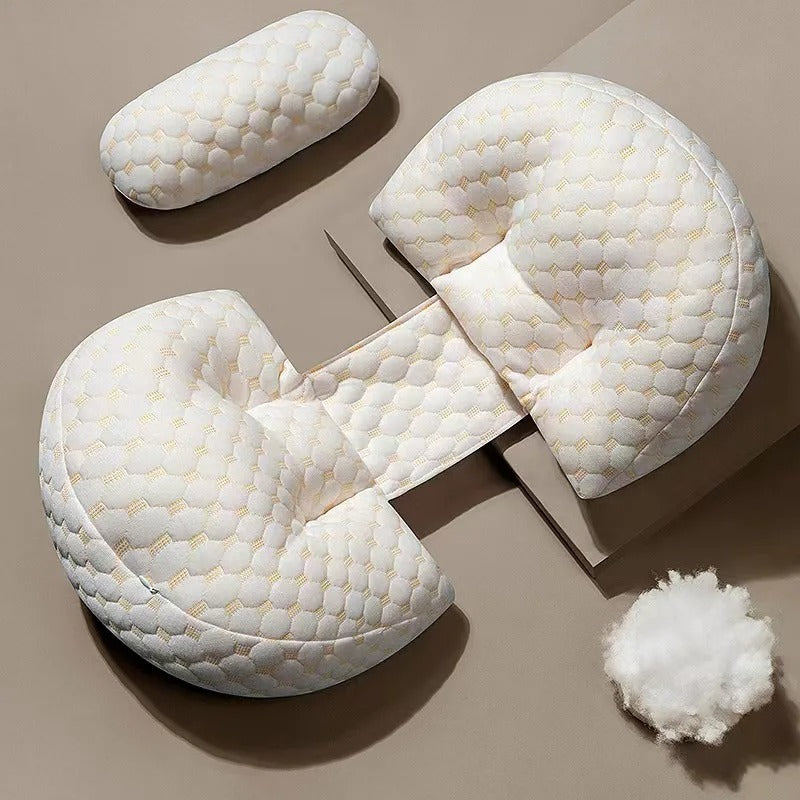 Ergonomic Design Pregnancy Maternity Pillow - Soft Core & Multi-Zone Support