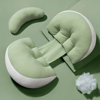 Ergonomic Design Pregnancy Maternity Pillow - Soft Core & Multi-Zone Support