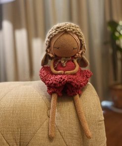 Adorable Winter Baby Crochet Doll, A Charming Decorative Gift