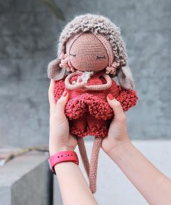 Adorable Winter Baby Crochet Doll, A Charming Decorative Gift