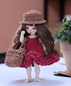 Charming Mini Doll With Long Hair