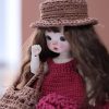 Charming Mini Doll With Long Hair