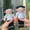 Handcrafted Crochet Boy-girl Couple