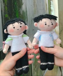 Handcrafted Crochet Boy-girl Couple